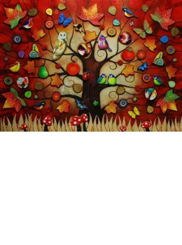 Tree Of Life - Autumn - Framed