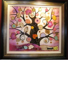 Tree Of Harmony II - Original - Framed
