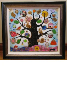 Tree Of Harmony VI - Original - Framed