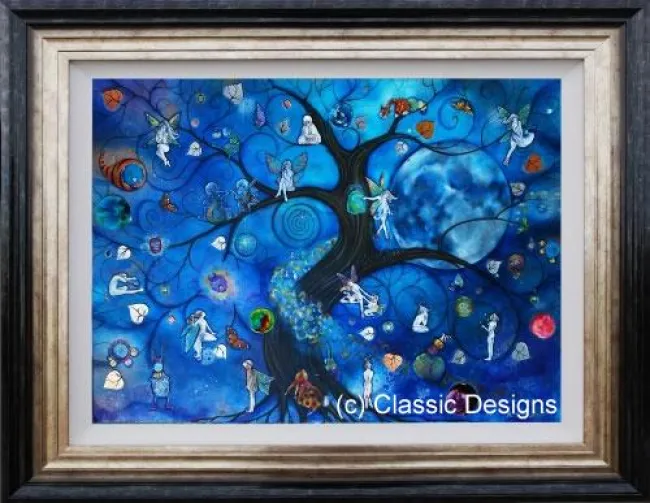 Midnight Garden - Framed Midnight Garden - Framed
