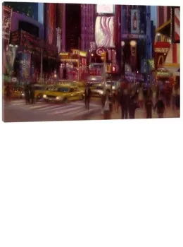 Lights Of Broadway - Box Canvas