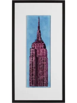 Empire - Pink & Blue - Framed