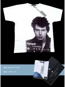 Most Wanted T-shirt - Sid Vicious - Other