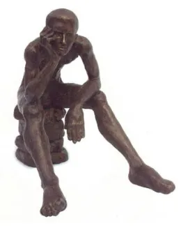 Wondering - Sculpture - Bronze