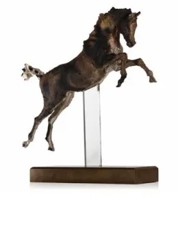 Courage (Cold Cast Porcelain) - Sculpture
