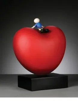 Sitting On Love - Sculpture