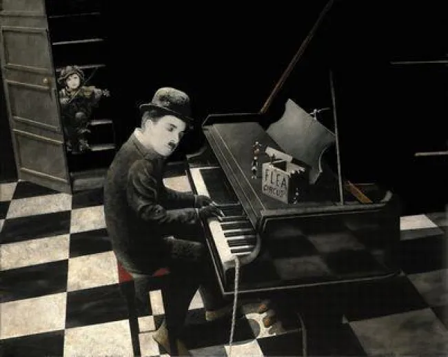 The Entertainer - Canvas - With slip