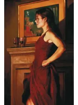 The Red Dress - Canvas - With slip
