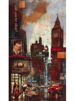 Global Village I - Box Canvas