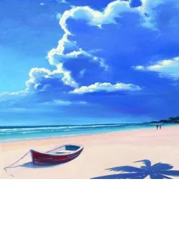 Sunkissed Shores I - Mounted