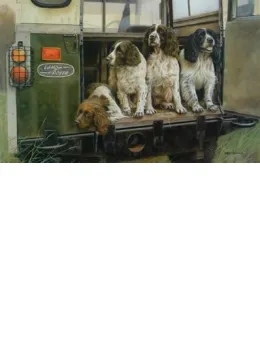Four By Four - Dark Wood Framed
