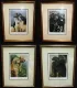 All 4 Collector Editions Gun Dogs - Dark Wood Framed