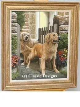 Reception Committee - Original - Gold Framed