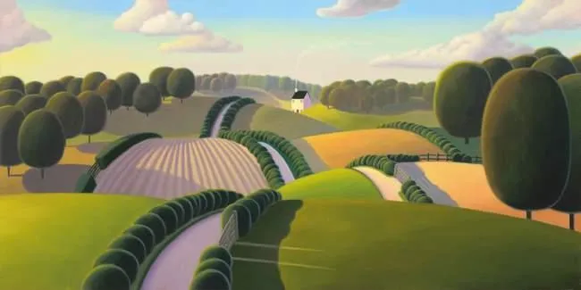 A Country Idyll - With slip A Country Idyll - With slip