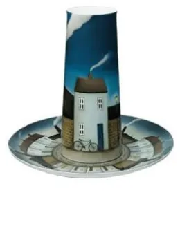 After The Day Is Done - Vase & Plate - Sculpture