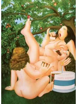 The Birthday Cake - Mounted