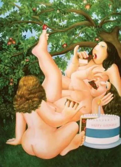 The Birthday Cake - Mounted