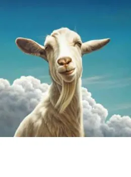 Charles - Goat - Canvas - With slip