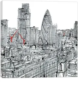 In The City - Box Canvas