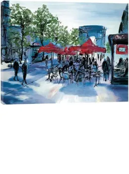 Cafe Chic - Box Canvas