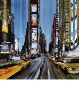 Times Square a.m. - Box Canvas