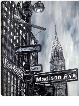 East 42nd Street - Box Canvas