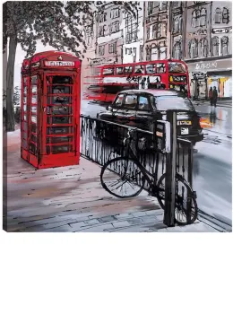 Streets of London - Box Canvas