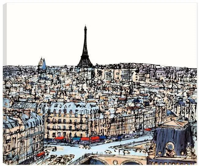 Vue Parisienne - Box Canvas Vue Parisienne - Box Canvas