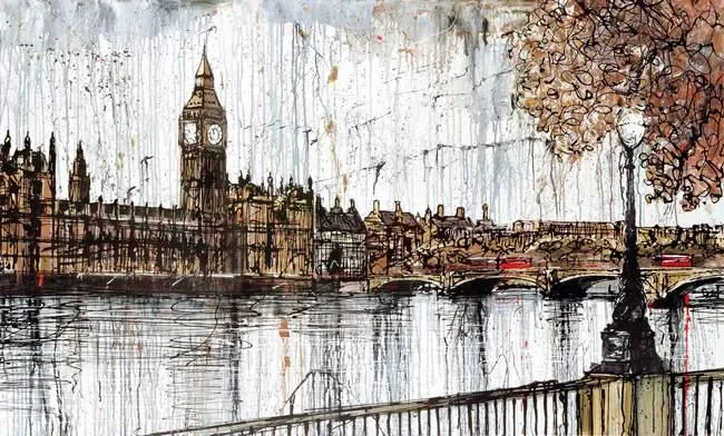 On The Thames - Box Canvas On The Thames - Box Canvas