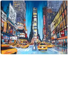 Going Downtown - Box Canvas