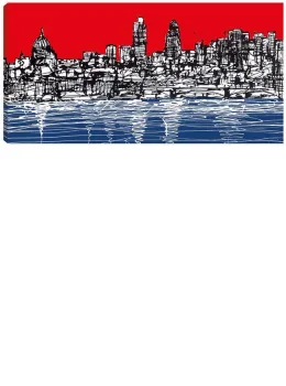 South Of The River - Box Canvas