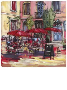 Cafe Au Lait - Box Canvas
