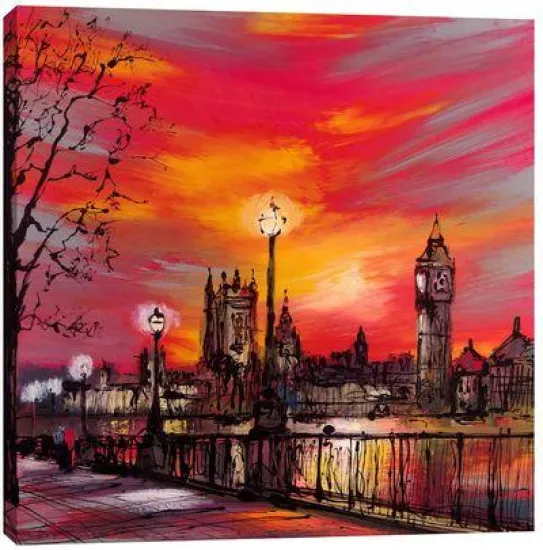 City Skies - Box Canvas City Skies - Box Canvas
