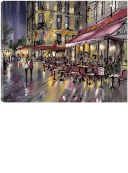 Parisian Promenade - Box Canvas