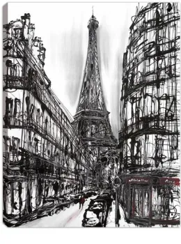Cafe Rouge - Box Canvas