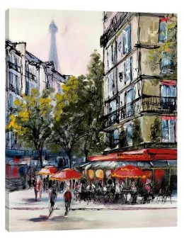 Paris Boulevard - Box Canvas