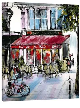 Cafe De Paris - Box Canvas