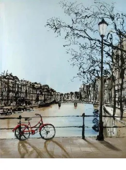Early Light, Amsterdam - Mounted