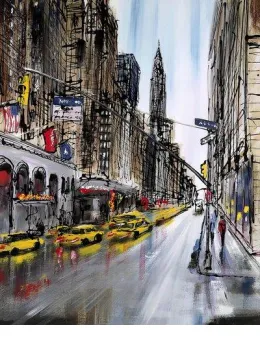Midtown Rush - Box Canvas