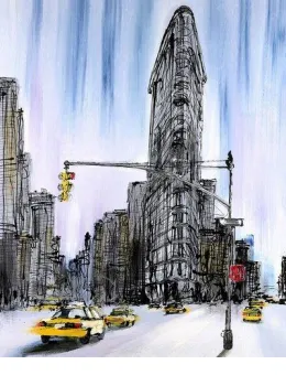Heading Downtown - Box Canvas