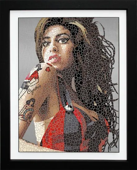 Tears Dry On Their Own (Winehouse) - Black Framed Tears Dry On Their Own (Winehouse) - Black Framed