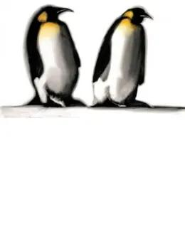 The King & I - Penguins - Mounted
