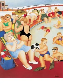 The Bathing Pool - Mounted