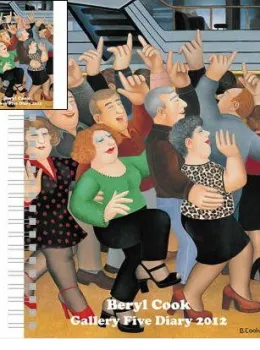 Beryl Cook A5 2012 Desk Diary - Book