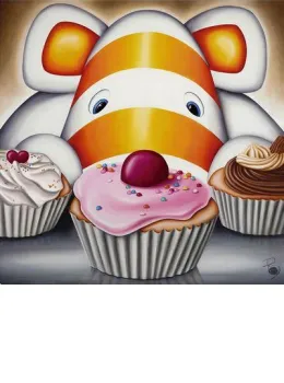 I Eat Cake - Box Canvas