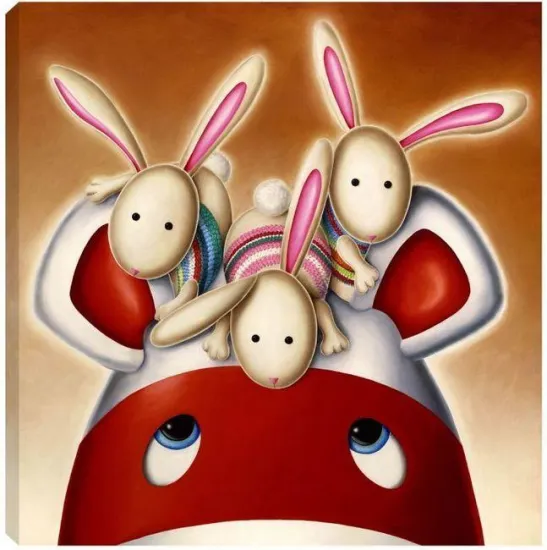 Thumpers In Jumpers - Box Canvas Thumpers In Jumpers - Box Canvas