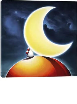 The Moon And Back - Box Canvas