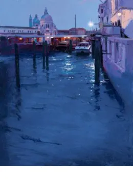 Moonlight In Venice III - Mounted
