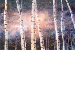 Forest Of Purple - Framed