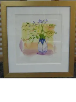 Jug Of Flowers - Original - Framed